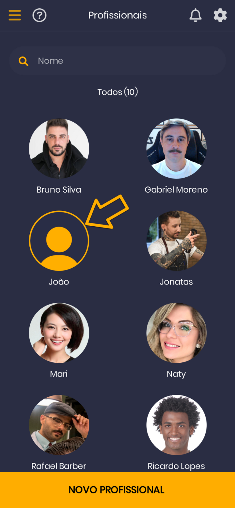 Como trocar a foto do perfil profissional? - PRKS App